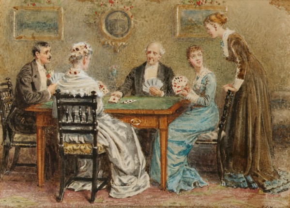 A good hand by George Goodwin Kilburne